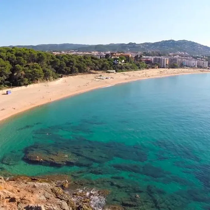 La playa de Fenals